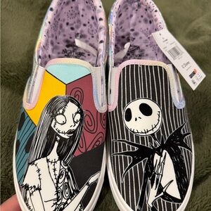 Disney Multicolor Nightmare Before Christmas Slip-On Shoes